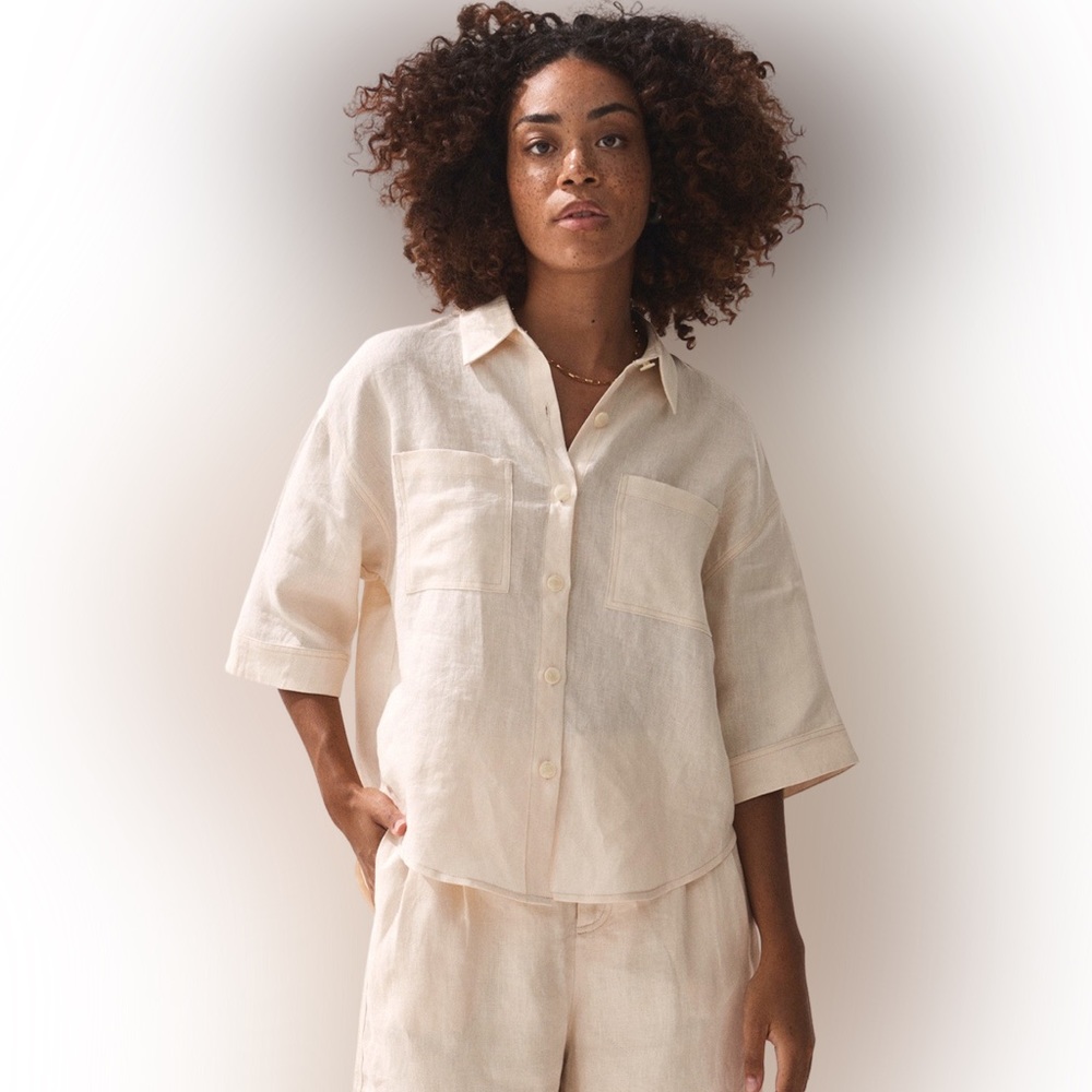 THE SOELI SHIRT IN CREAM
